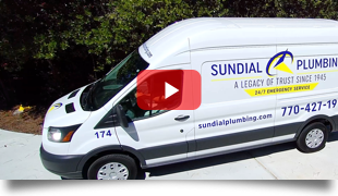 Sundial Truck Arriving for an Atlanta Plumbing Repair